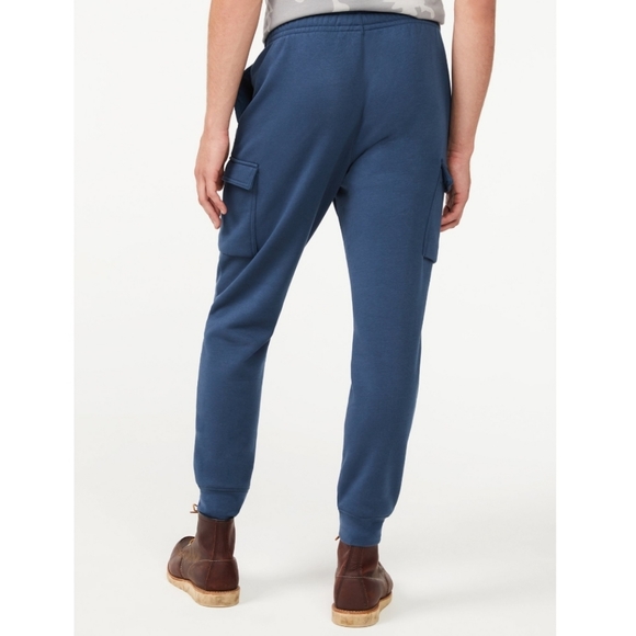 NWT Free Assembly Men's Fleece Cargo Joggers - Picture 3 of 4